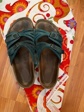 Birkenstock Granada sandals in Teal 39